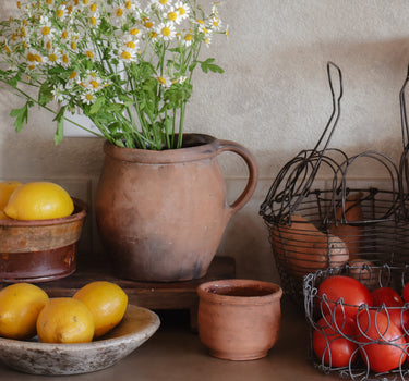 Small Antique French Provençal Tian Bowl, c. 1870–1900