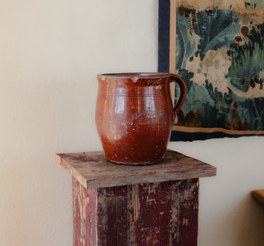 French Glazed Confit Kitchen Pot, c. 1880–1900