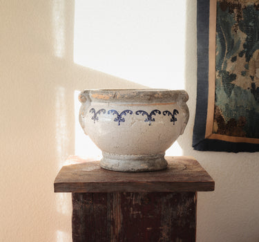 Antique French Faience Confit Bowl, c. 1780–1830
