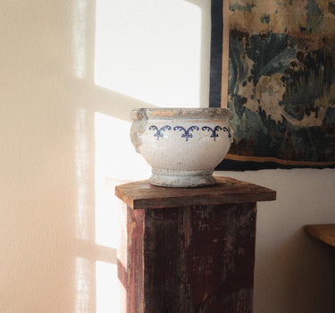 Antique French Faience Confit Bowl, c. 1780–1830