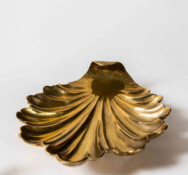 Mid-Century Italian Large Shell Tray, Vintage