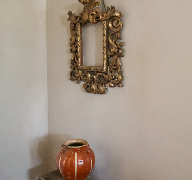 Antique Hand-Carved Giltwood Rococo Frame, Europe, 19th Century