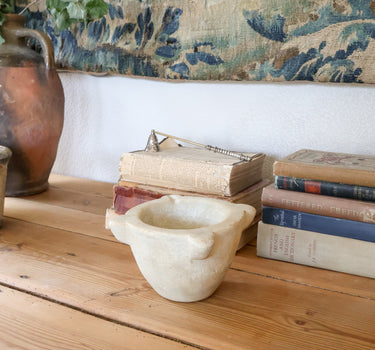 Antique French Marble Mortar, 19th Century