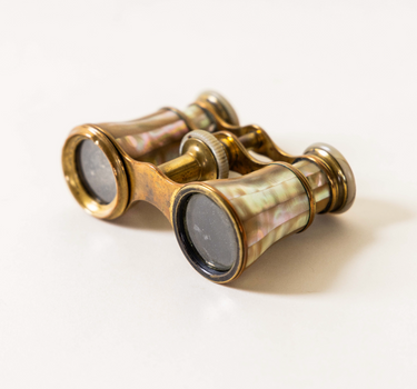 Antique Lemaire Mother Of Pearl Opera Glasses